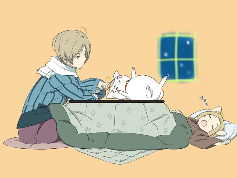 Two Boys and a Cat — Orange