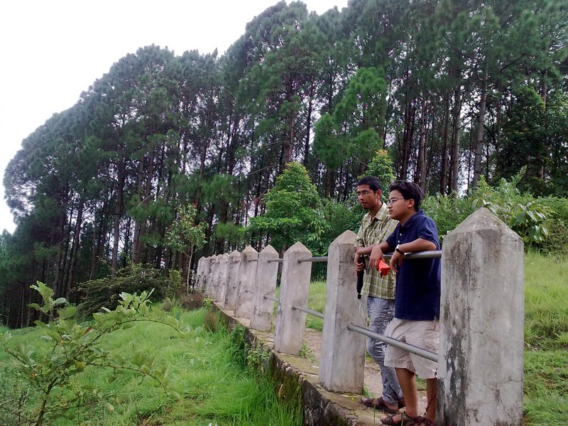 Two Boys at a Railing