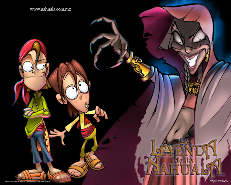 Two Boys Facing a Villain