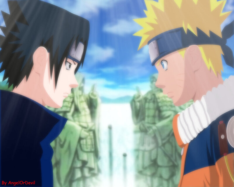 Two Boys Facing Each Other