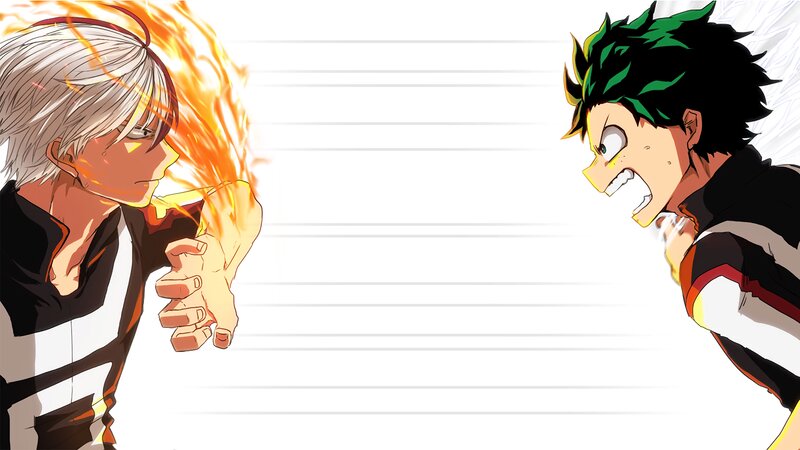 Two Boys Facing Off