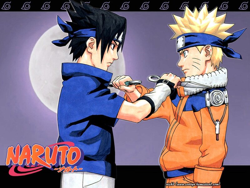 Two Boys Fighting — Blue, Dramatic, Night