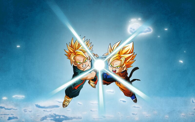 Two Boys Fighting — Blue, Dramatic
