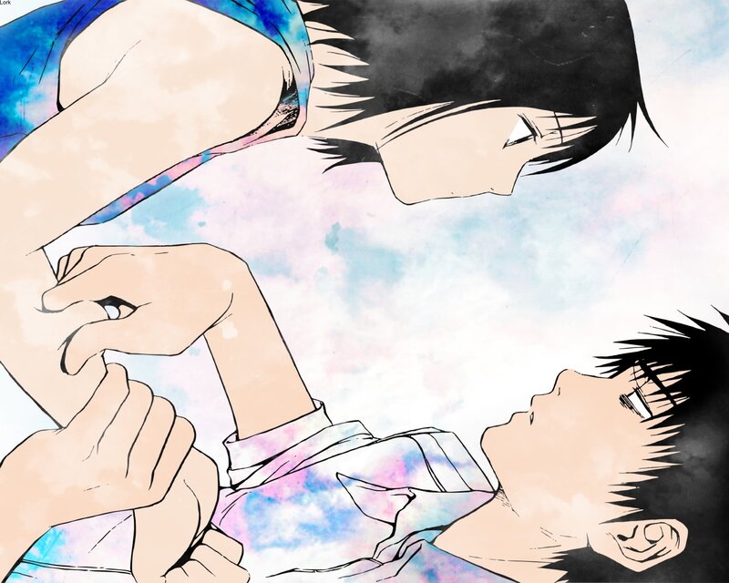 two boys holding hands
