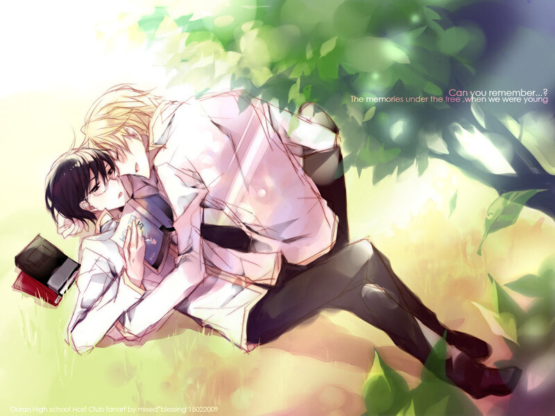 Two Boys Hugging — Green