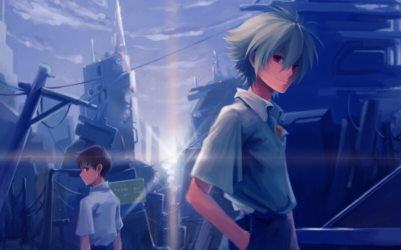 Two Boys in a City