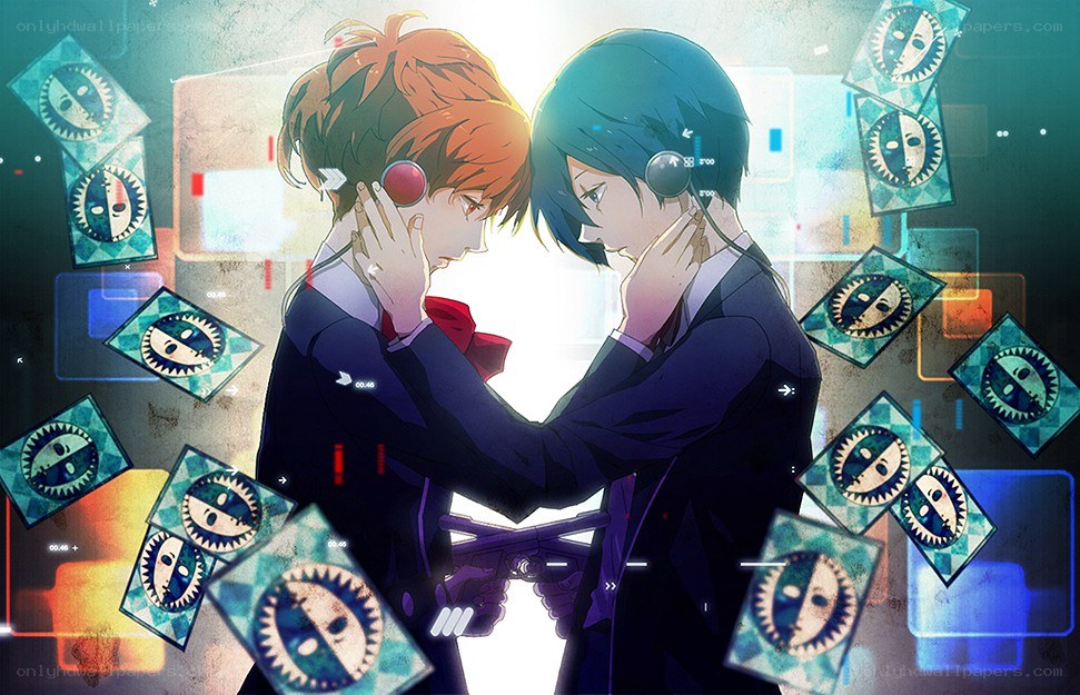 Two boys in a digital world