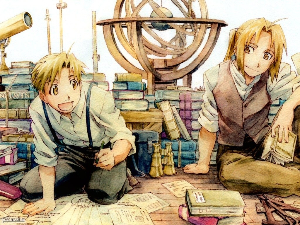 Two boys in a study room