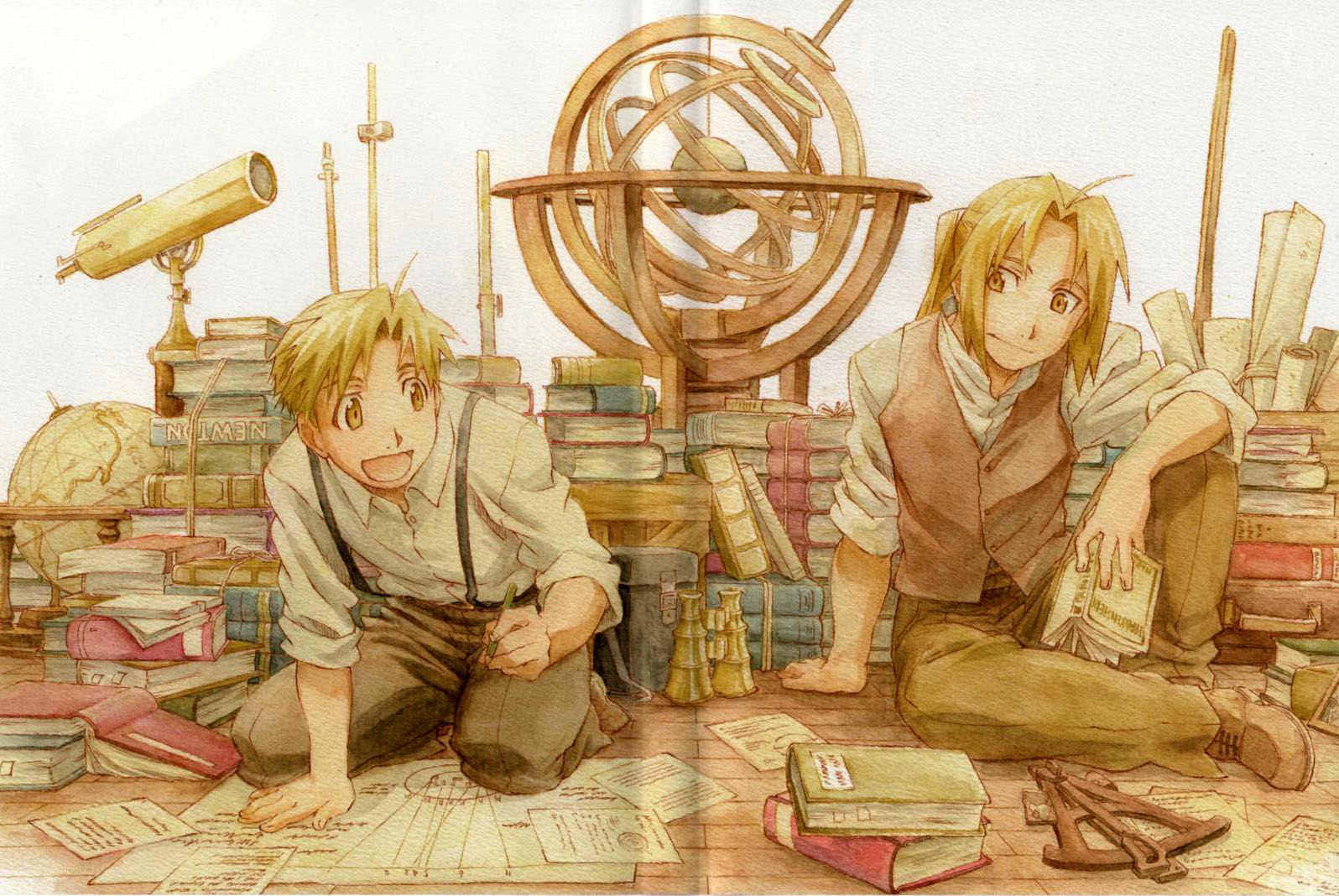Two boys in a study room