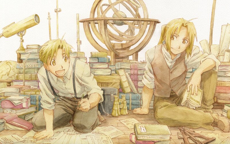 Two boys in a study room