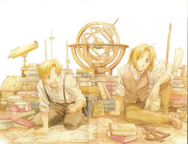 Two Boys in a Study — Yellow