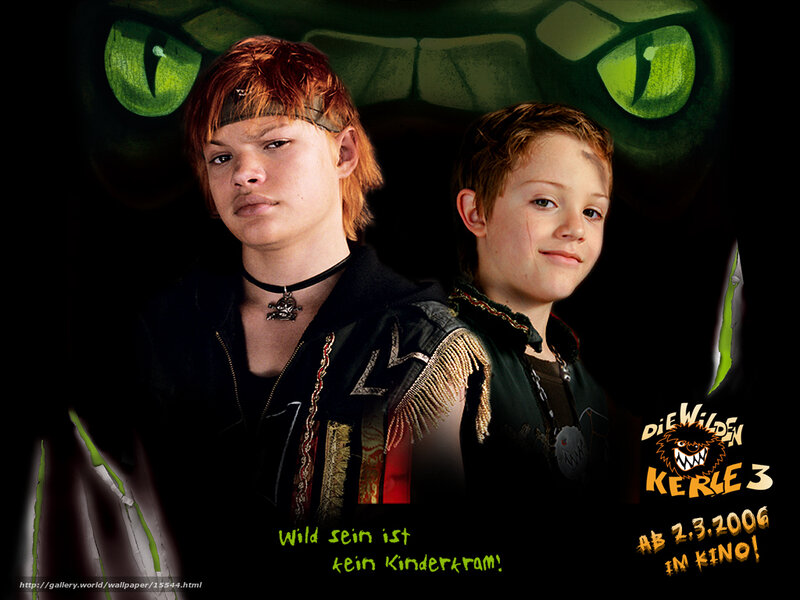 Two Boys in Costumes — Black