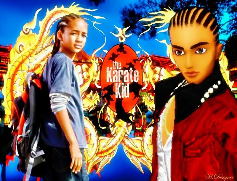 Two Boys in Front of Dragon