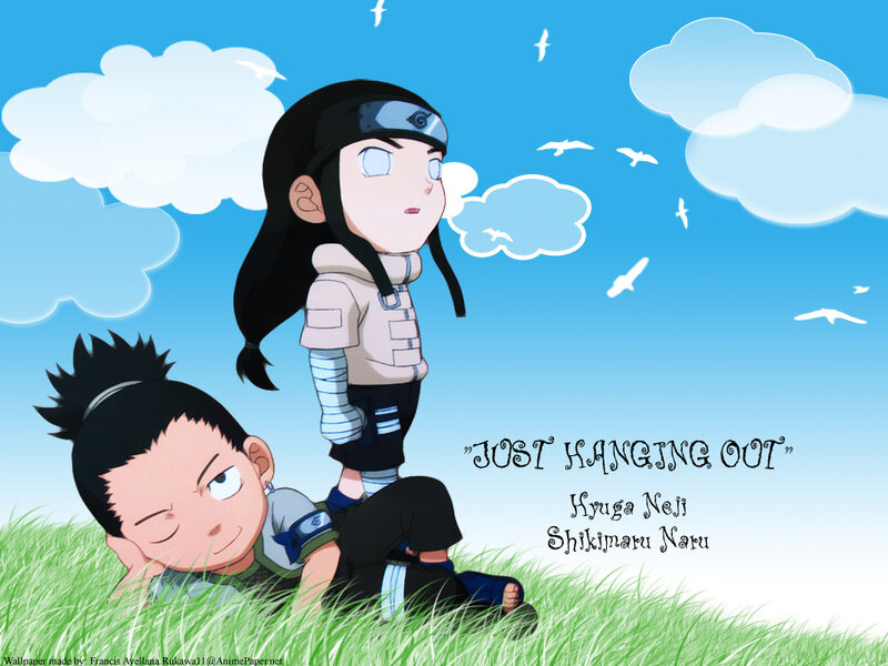 Two Boys in Grass — Blue