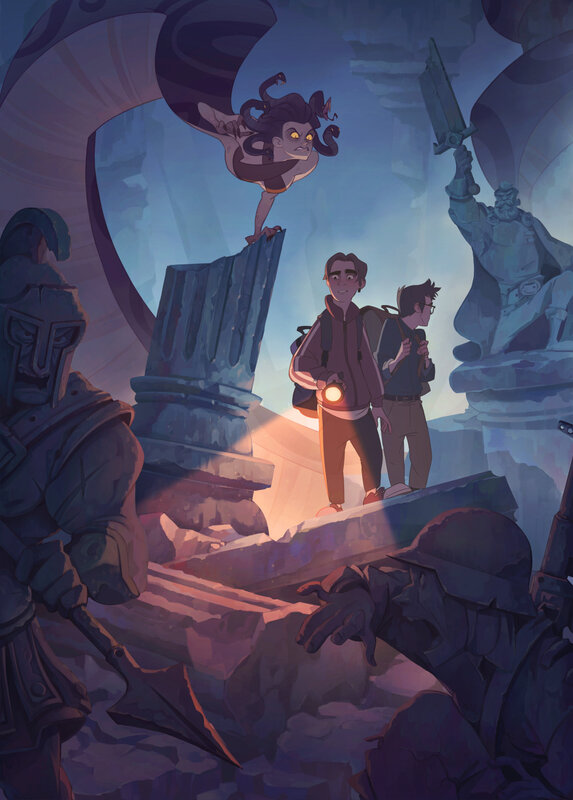 Two Boys in Ruins
