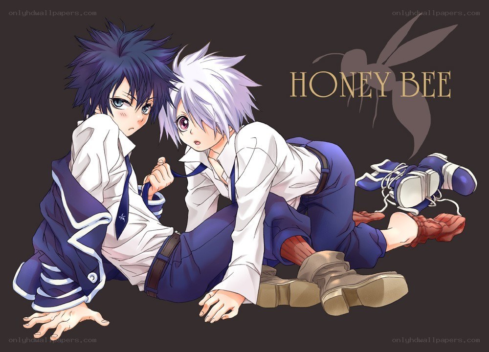 Two boys in school uniforms