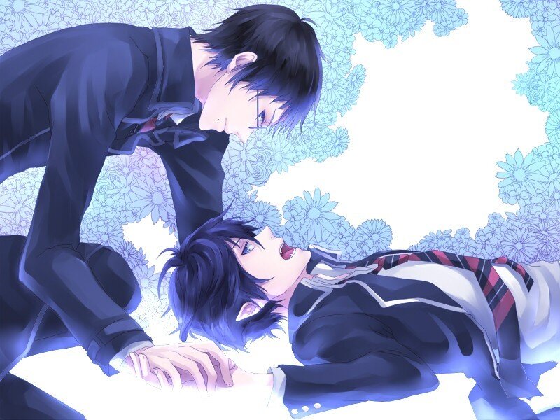Two boys in school uniforms