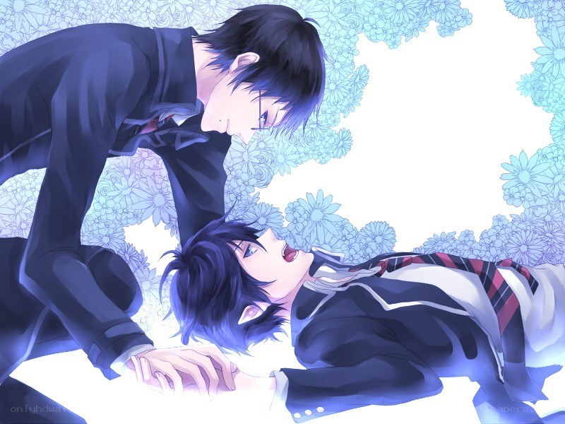 Two boys in school uniforms
