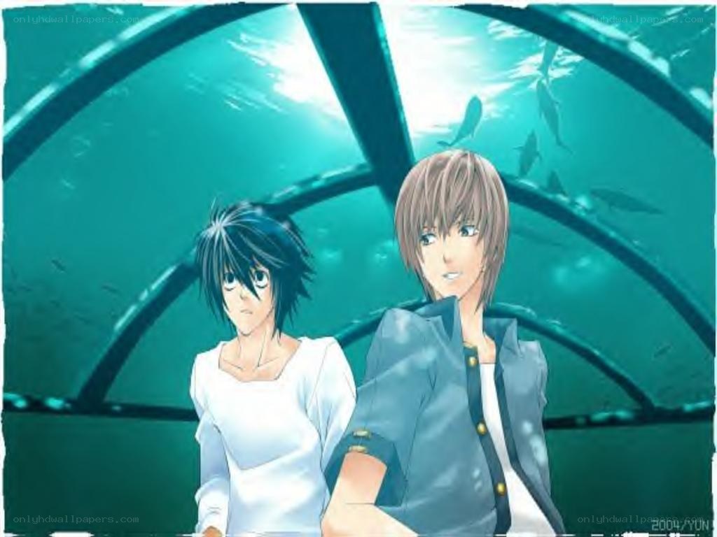 two boys in underwater tunnel