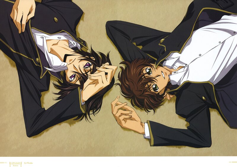 Two Boys Lying Down — Black