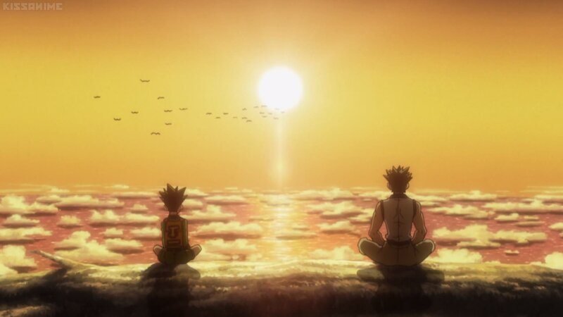 Two Boys Meditating