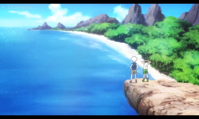Two Boys on a Cliff