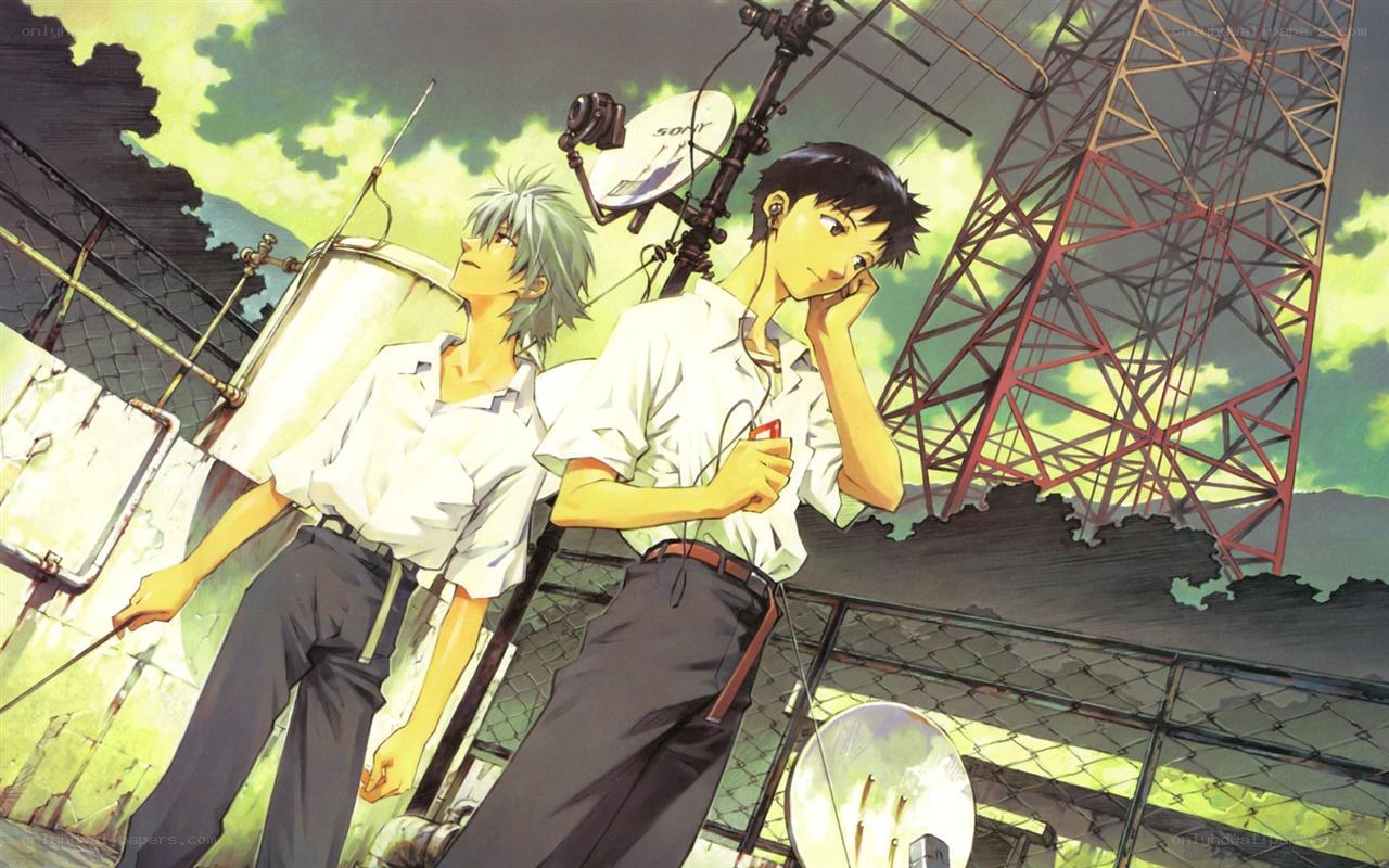 two boys on a rooftop