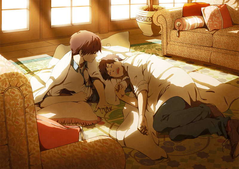 Two Boys on Floor
