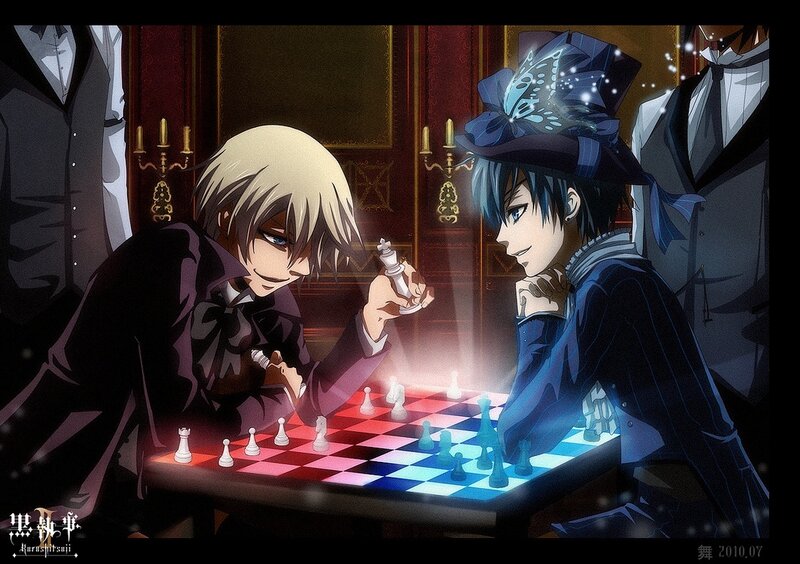 Two Boys Playing Chess