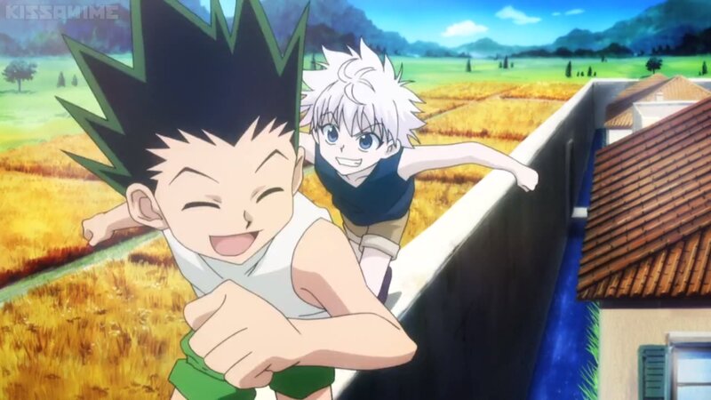 Two Boys Running — Green