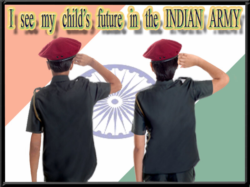 Two Boys Saluting