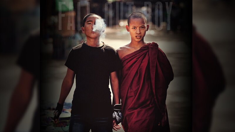 Two boys standing together