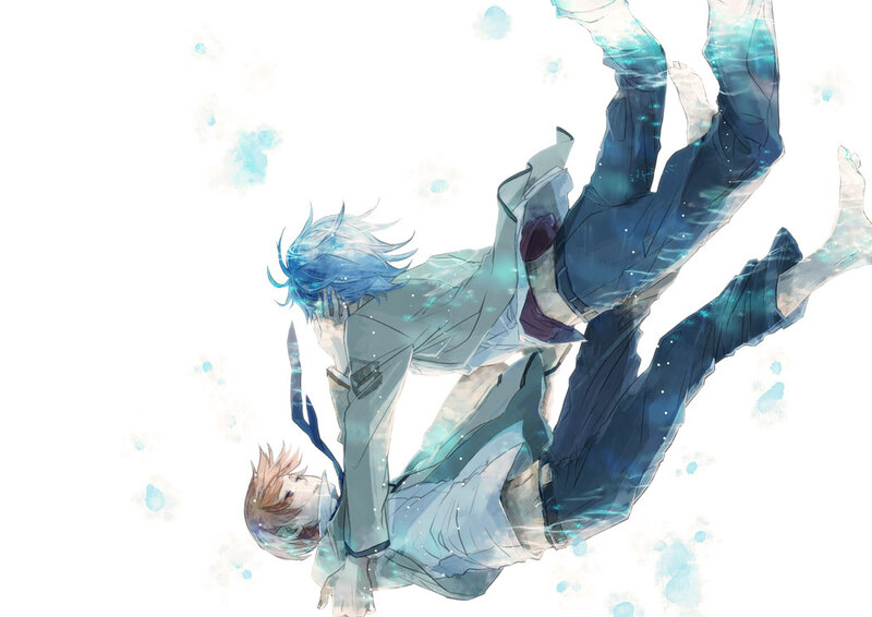 Two Boys Underwater
