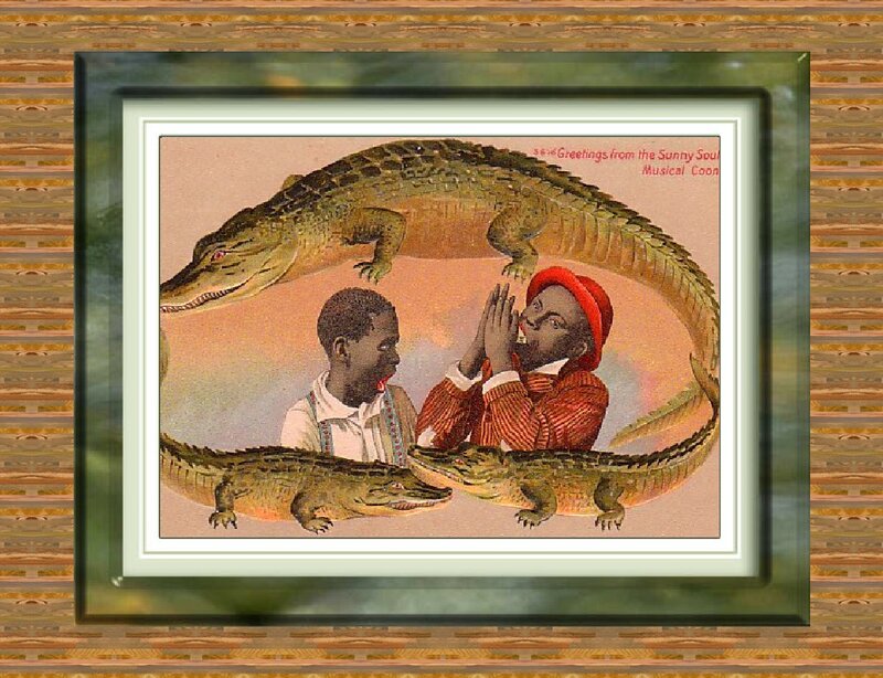 Two Boys with Crocodiles