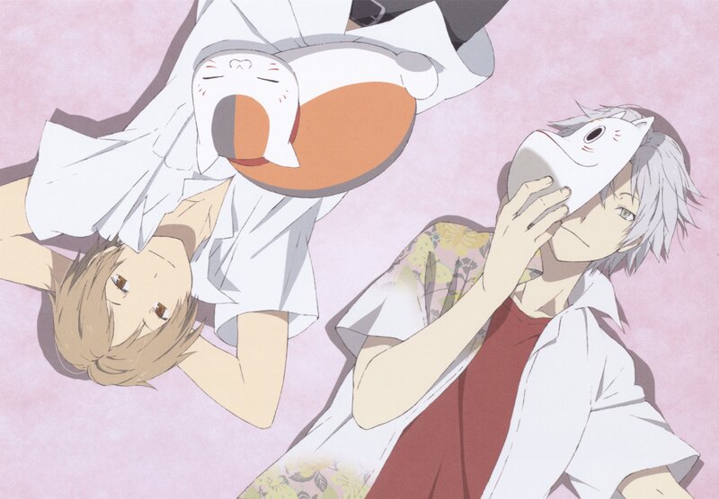 Two Boys with Masks