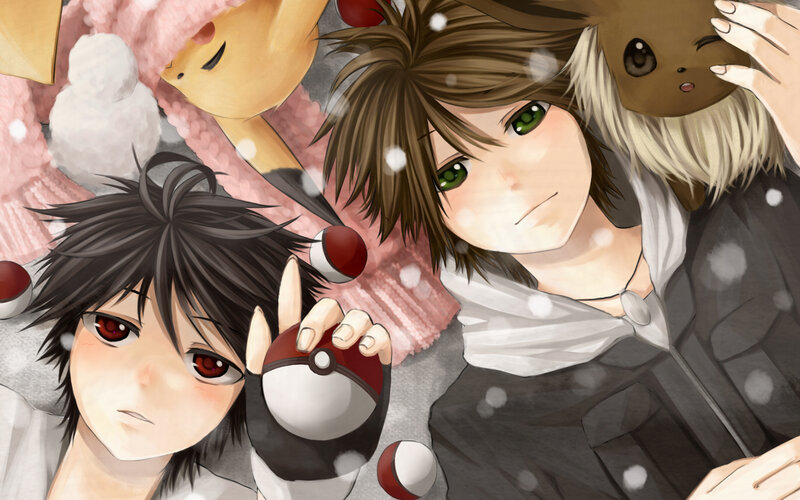 Two Boys with Pokémon — Brown