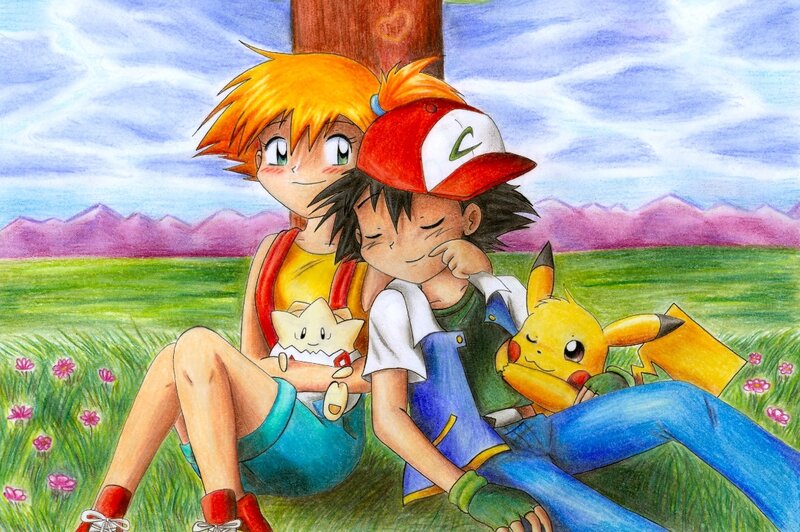 Two Boys with Pokémon — Green