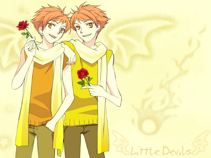 two boys with roses