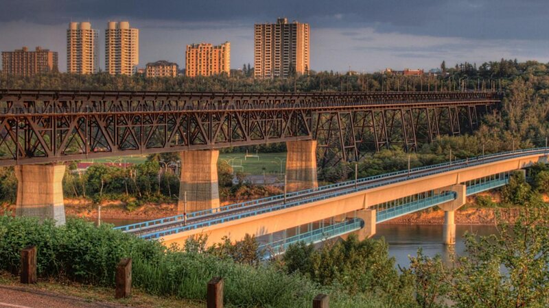 Two Bridges over River
