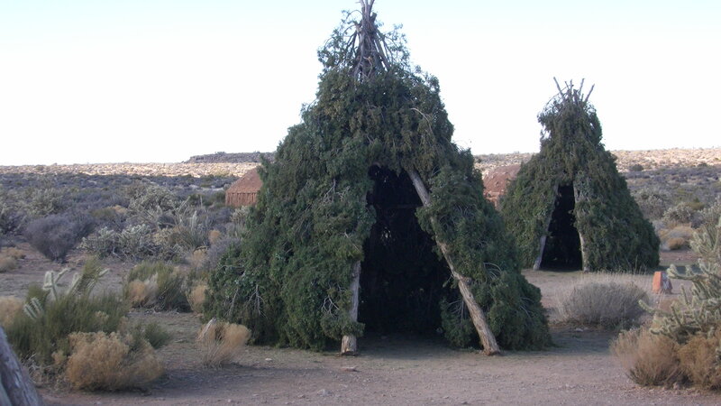 Two Brush Shelters