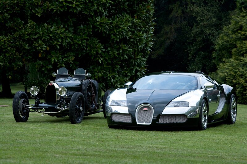 Two Bugatti Cars — Photograph