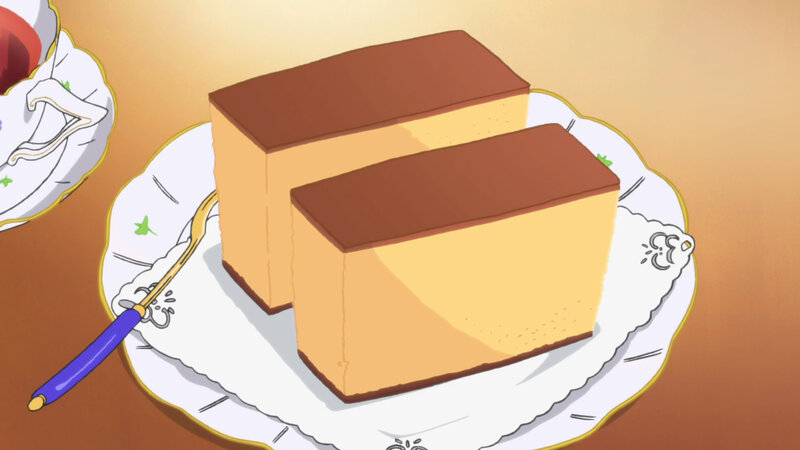 Two Cake Slices on Plate
