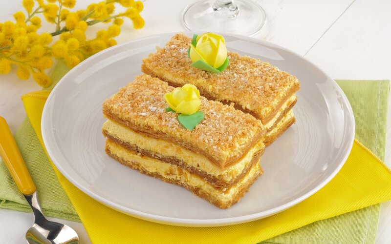 Two Cake Slices