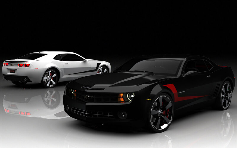 Two Camaro Cars