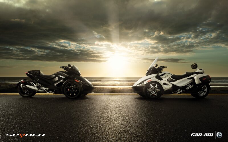 Two Can-am Spyder Vehicles