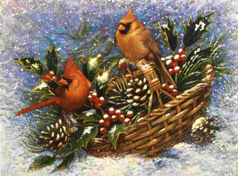 Two Cardinals in Basket