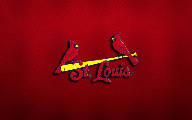Two Cardinals on Bat — Red