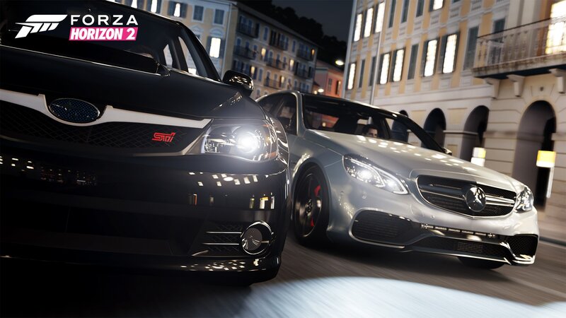 Two Cars on Street