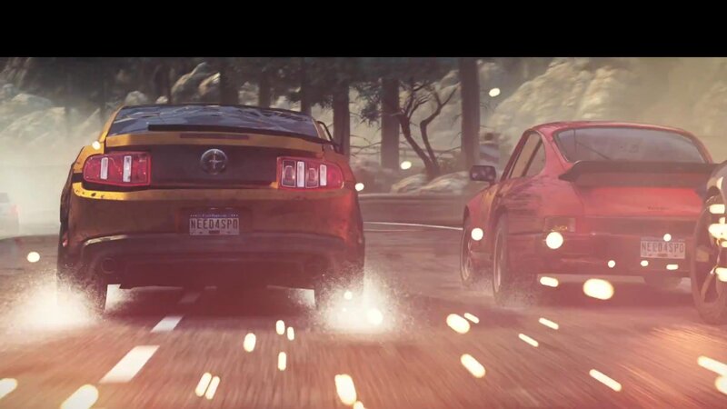 Two Cars Racing — Red, Action-packed