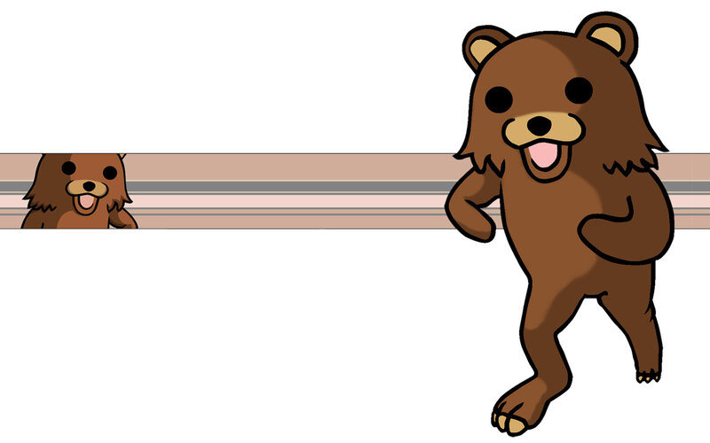 two cartoon bears dancing